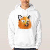 Veste À Capuche T-Shirt Fox Intelligent - Embrassez Votre Côté Sau (Devant)