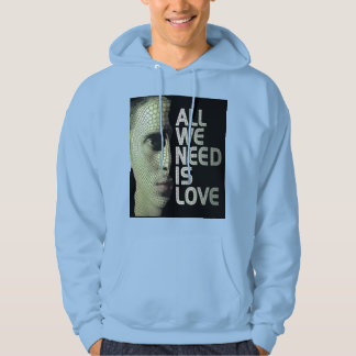 Veste À Capuche T-shirt graphique avec citation d'amour inspirante