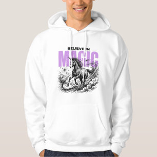 Veste À Capuche T-Shirt Graphique Licorne MAGIQUE   Vêtements de R