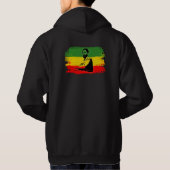 Veste À Capuche T-shirt Haile Selassie DARK à 2 faces (Dos)