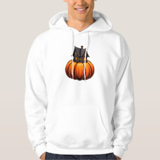 Veste À Capuche T-shirt Halloween Cottage Citrouille Ensorcelée