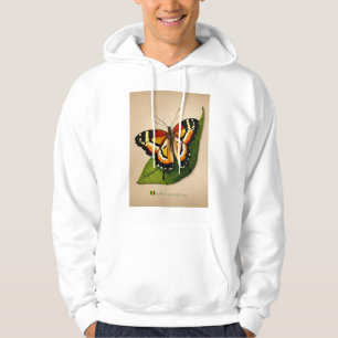 Veste À Capuche T-shirt inspiré de la nature avec papillons et fle
