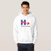 Veste À Capuche T-shirt Jamais Hillary Devil Détails (Devant entier)