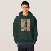 Veste À Capuche T-Shirt Moo Alfa Sorcier Nerd (Devant entier)