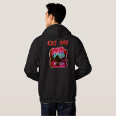 Veste À Capuche T-Shirt Papa Chat (Dos entier)