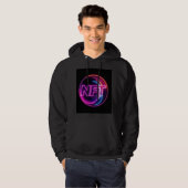 Veste À Capuche T-shirt personnalisé avec logo sur le devant et le (Devant entier)