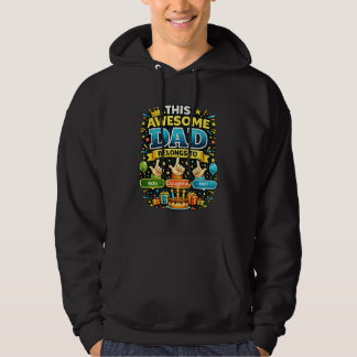 Veste À Capuche T-Shirt pour la Fête des Pères avec les noms perso
