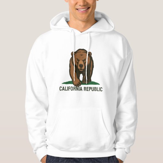 Veste À Capuche T-shirt République de Californie (Devant)