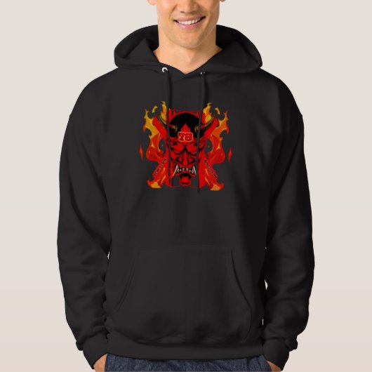Veste À Capuche T-Shirt Samouraï Évil (Devant)
