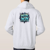 Veste À Capuche T-shirt situation Win-Win (Dos)