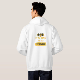 Veste À Capuche t-shirt soyez fort