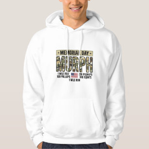 Veste À Capuche T-shirt vector vintage de l'entraînement Murph du 