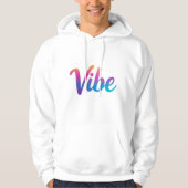 Veste À Capuche T-Shirt Vibe Bold Script Dégradé Arc-en-Ciel – Ten (Devant)