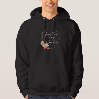Veste À Capuche Ta mère est mon cercle de fleurs cardio