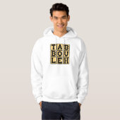 Veste À Capuche Tabbouleh, plat végétarien levantin (Devant entier)