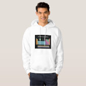 Veste À Capuche Tableau périodique des éléments lancer l'oreiller (Devant entier)