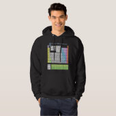 Veste À Capuche Tableau périodique des éléments pour les classique (Devant entier)