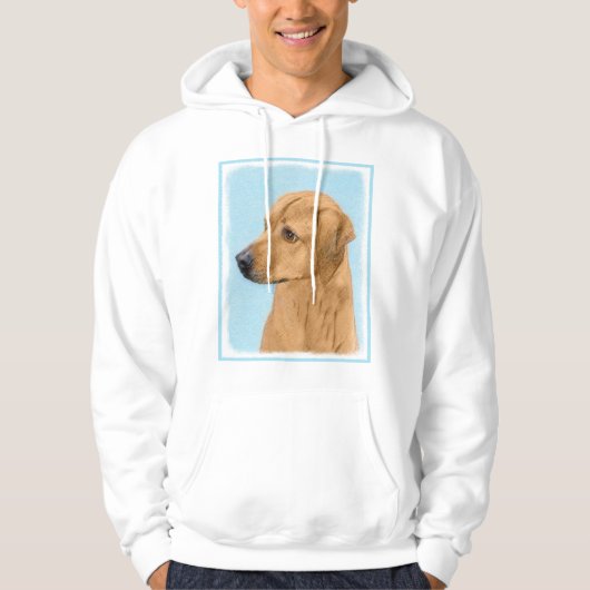 Veste À Capuche Tableau Rhodesian Ridgeback - Art Chien original (Devant)