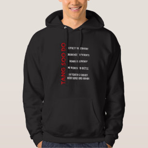 Veste À Capuche Tang Soo Do Shirt Arts Martiaux Karaté Cadeaux Tra