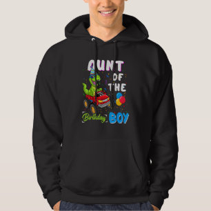 Veste À Capuche Tante De L'Anniversaire Garçon Trex Dinosaur Monst