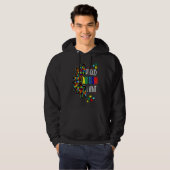 Veste À Capuche Tante fière de l'autisme (Devant entier)