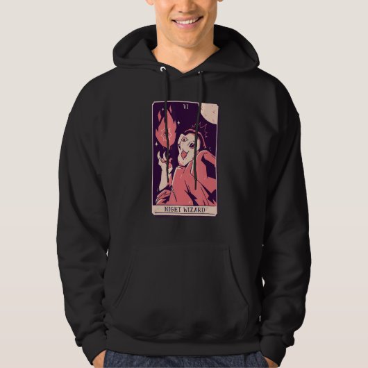 Veste À Capuche Tarot de l'assistant nocturne (Devant)