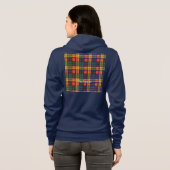 Veste À Capuche Tartan d'écossais de plaid de clan de Buchanan (Dos entier)