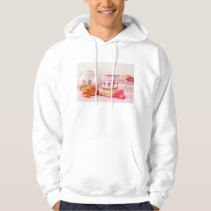 Veste À Capuche Tasse avec le thé, le croissant et la fleur