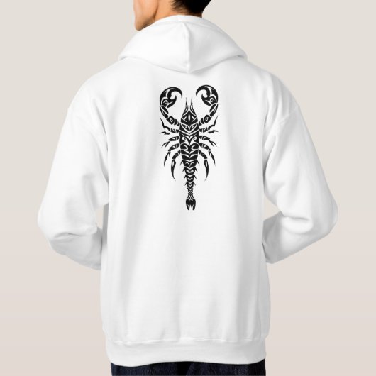 Veste À Capuche tatouage de scorpion (Dos)