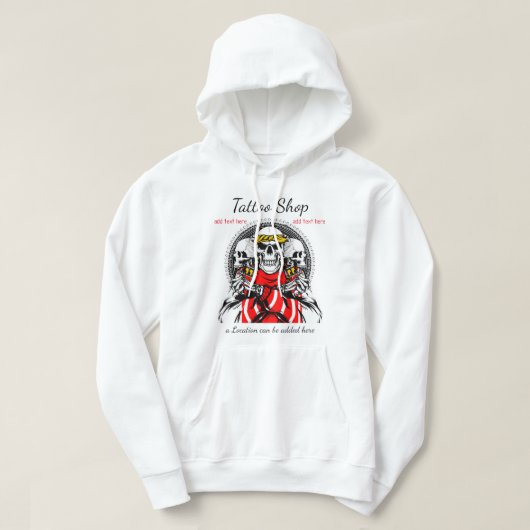 Veste À Capuche Tattoo Studio Sweatshirt à capot de base (Design devant)