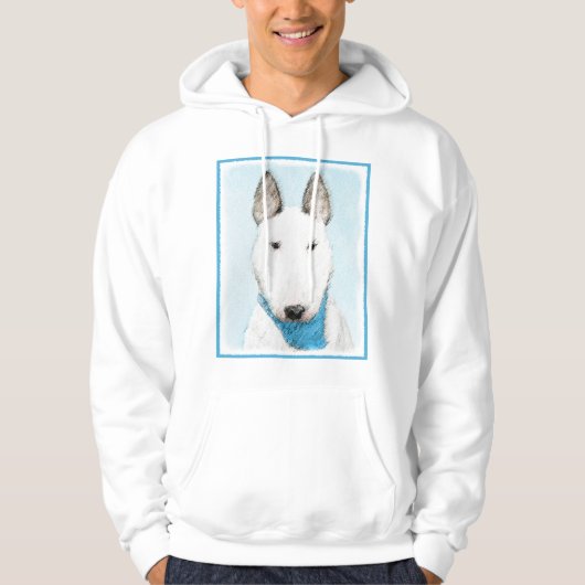 Veste À Capuche Taureau Terrier - Cute Original Chien Art (Devant)