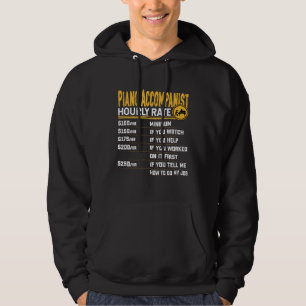 Veste À Capuche Taux horaire d'accompagnateur de piano Pianiste