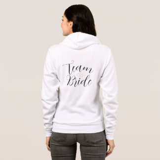 Veste À Capuche team bride Bachelorette Party T-Shirt