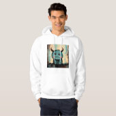 Veste À Capuche Teardrops et Cornes (Devant entier)
