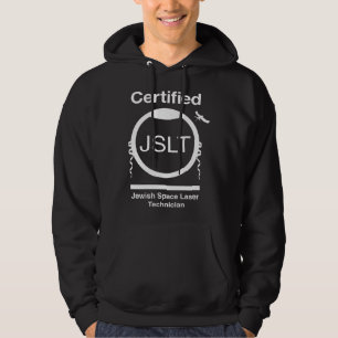 VESTE À CAPUCHE TECHNICIEN CERTIFIÉ LASER SPATIAL JUIF SATELLITE