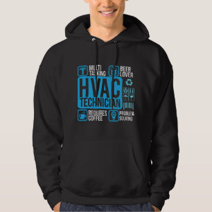 Veste À Capuche Technicien CVC Professionnel Chauffage Climatisati