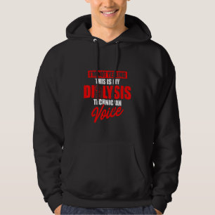 Veste À Capuche Technicien en dialyse hurlant Voice Nephrology Tec