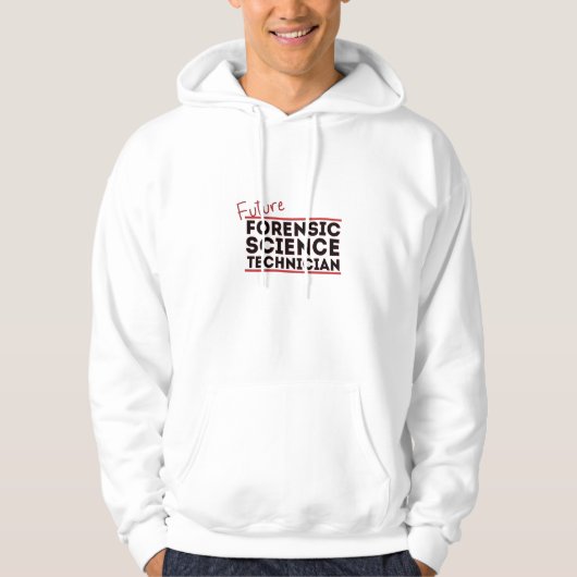Veste À Capuche Technicien en médecine légale (Devant)