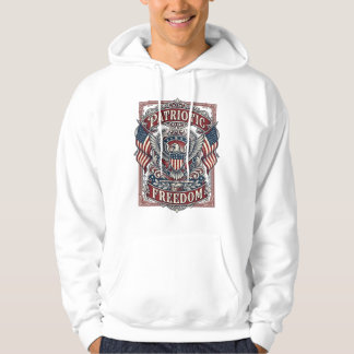 Veste À Capuche Tee-shirt graphique vectoriel de défilé patriotiqu