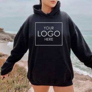 Veste À Capuche Téléchargez le Sweatshirt avant du logo de votre e