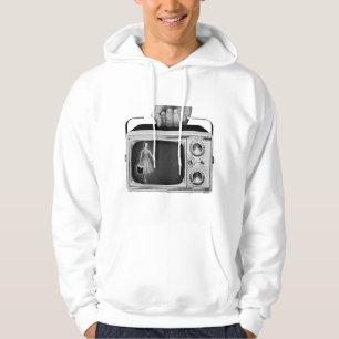 Veste À Capuche Télévision portable rétro des années 1950 milieu d