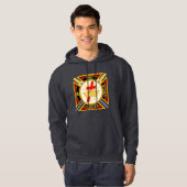 Veste À Capuche Templier de Chevalier (Devant entier)