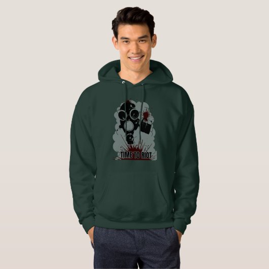 Veste À Capuche Temps de révolte (Devant entier)