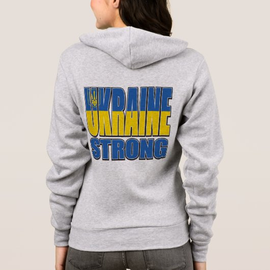 Veste À Capuche Tenez-vous-avec-l'Ukraine (Dos)