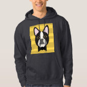 Veste À Capuche Terrier de Boston (Devant)