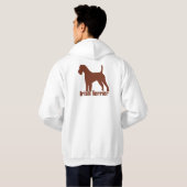 Veste À Capuche Terrier irlandais (Dos entier)