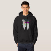 Veste À Capuche Test Jour No Prob Llama Test d'examen enseignant (Devant entier)