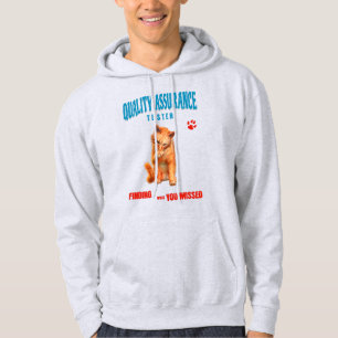 Veste À Capuche Testeur QA Humour de chat