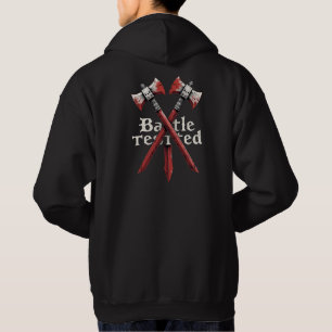 Veste À Capuche Tests de bataille - Viking Axes & Swords Warrior D