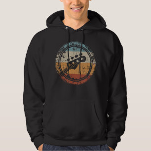 Veste À Capuche Tête de basse vintage pour bassiste et basse